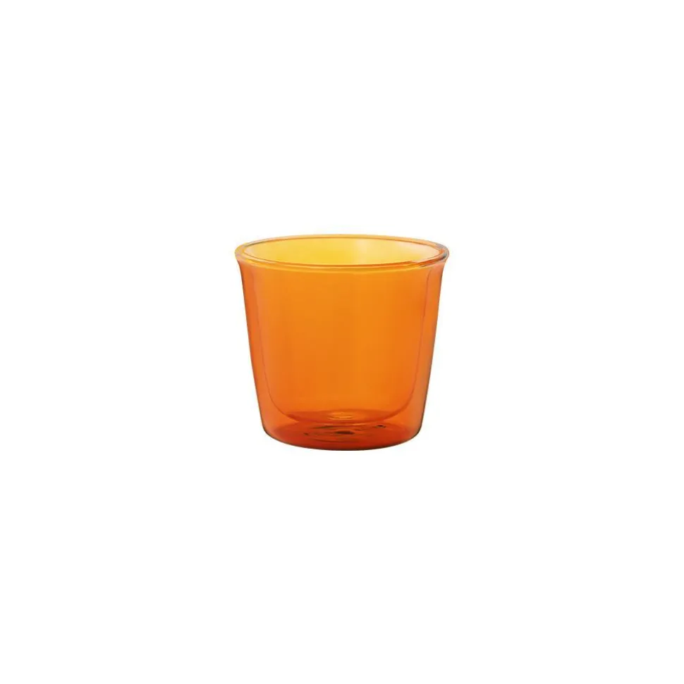 CAST AMBER double wall glass 250ml