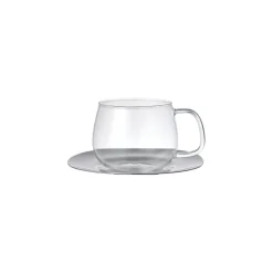 UNITEA cup & saucer 350ml / 12oz stainless steel